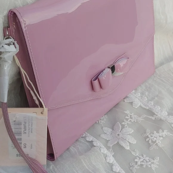 🐰Ted Baker Cersei Lilac Envelope Clutch,NWT - Picture 8 of 14